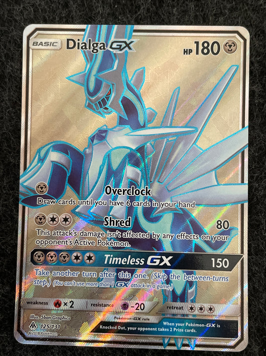 2018 Pokemon SM Forbidden Light 125/131 Dialga GX