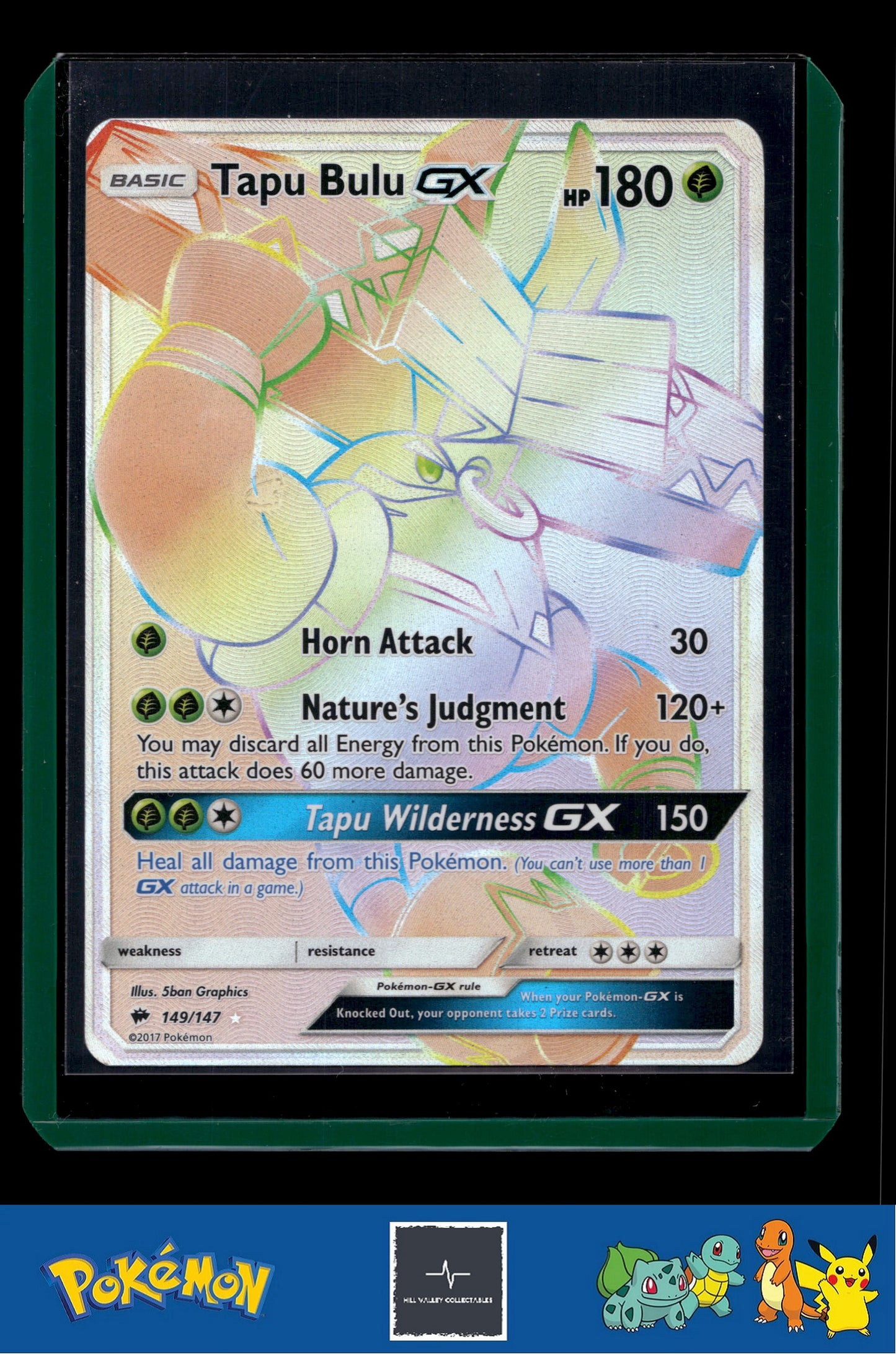 2017 Pokemon SM Burning Shadows 149/147 Tapu Bulu GX