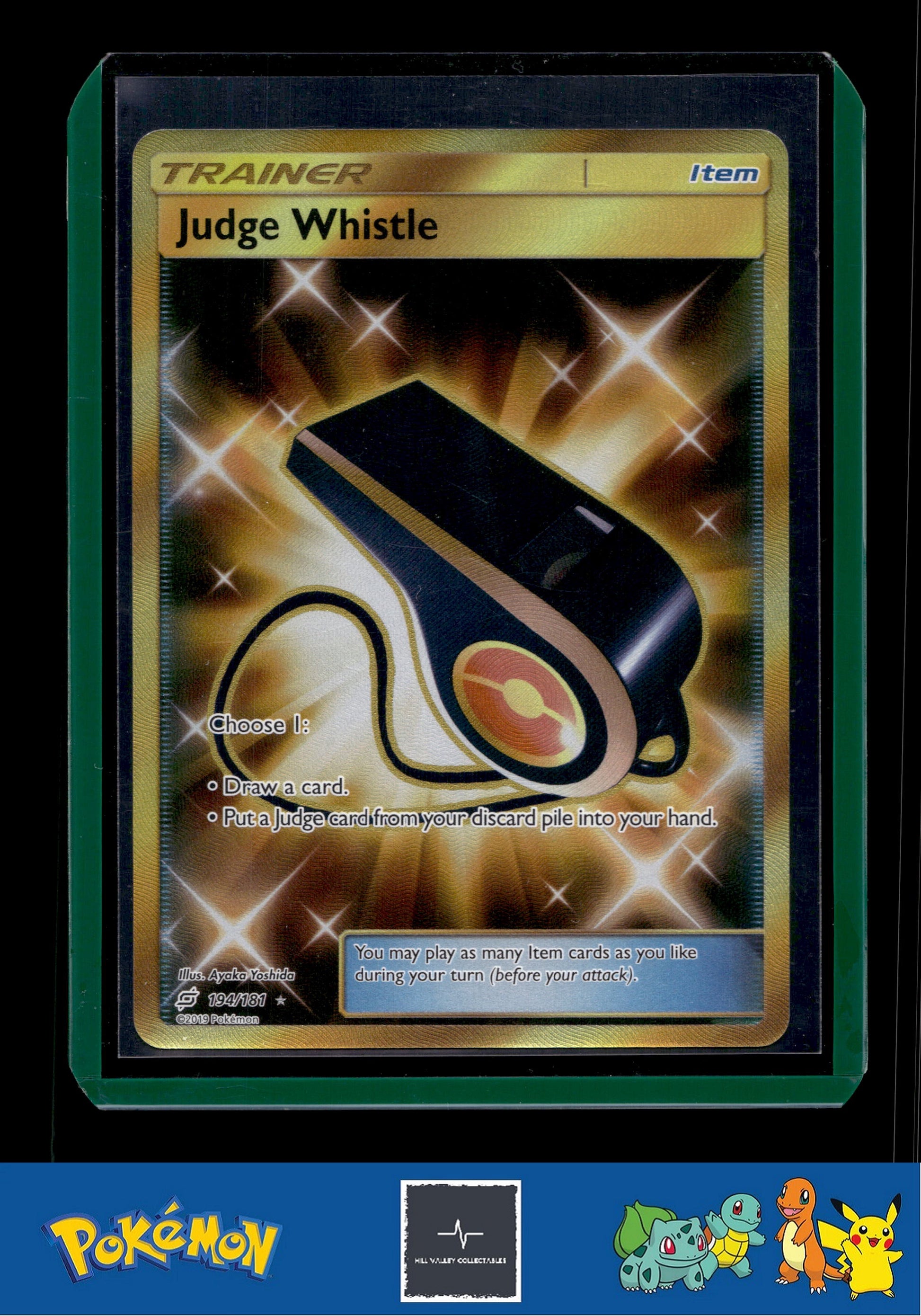 2019 Pokemon SM Team Up 194/181 Judge Whistle