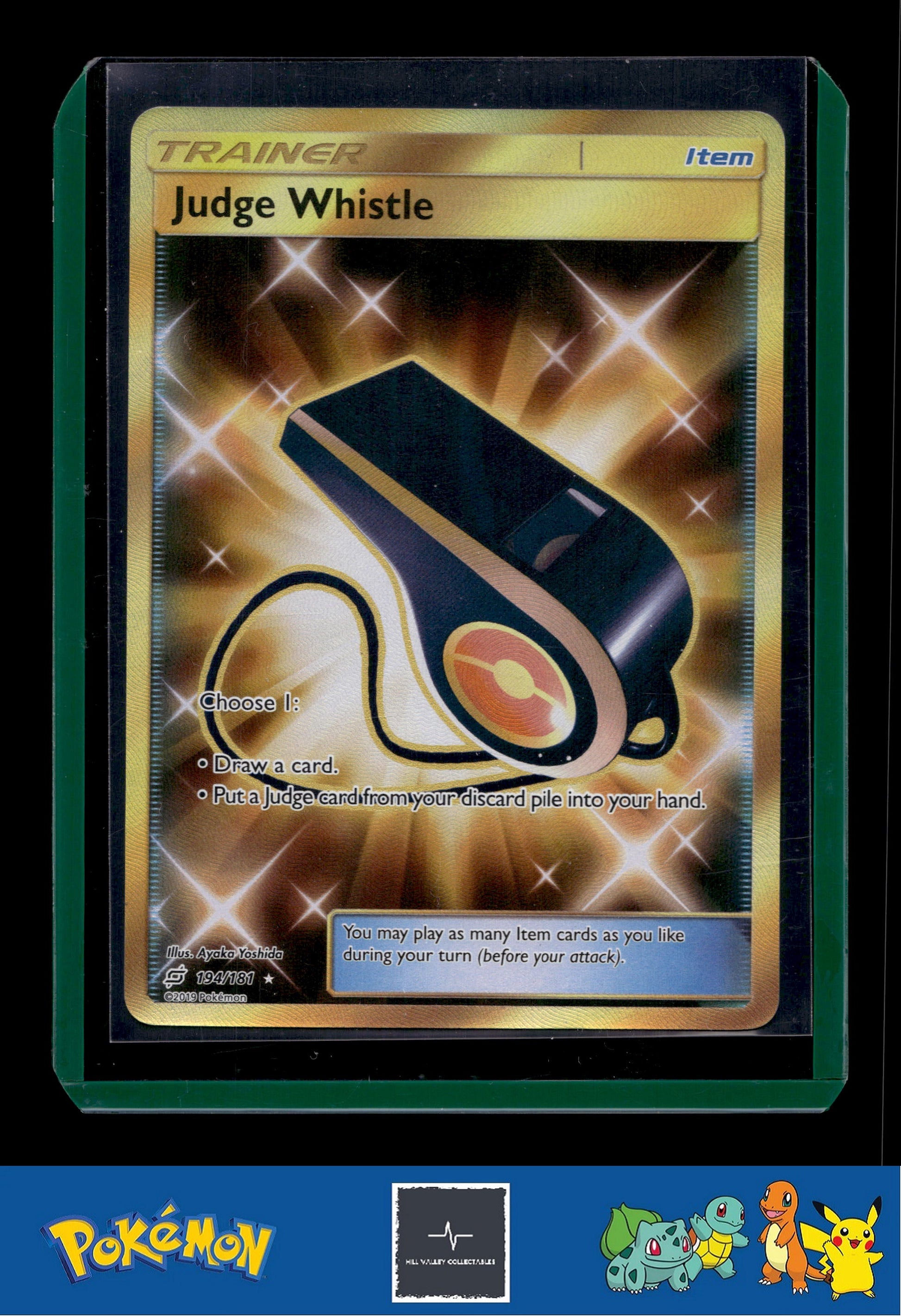 2019 Pokemon SM Team Up 194/181 Judge Whistle