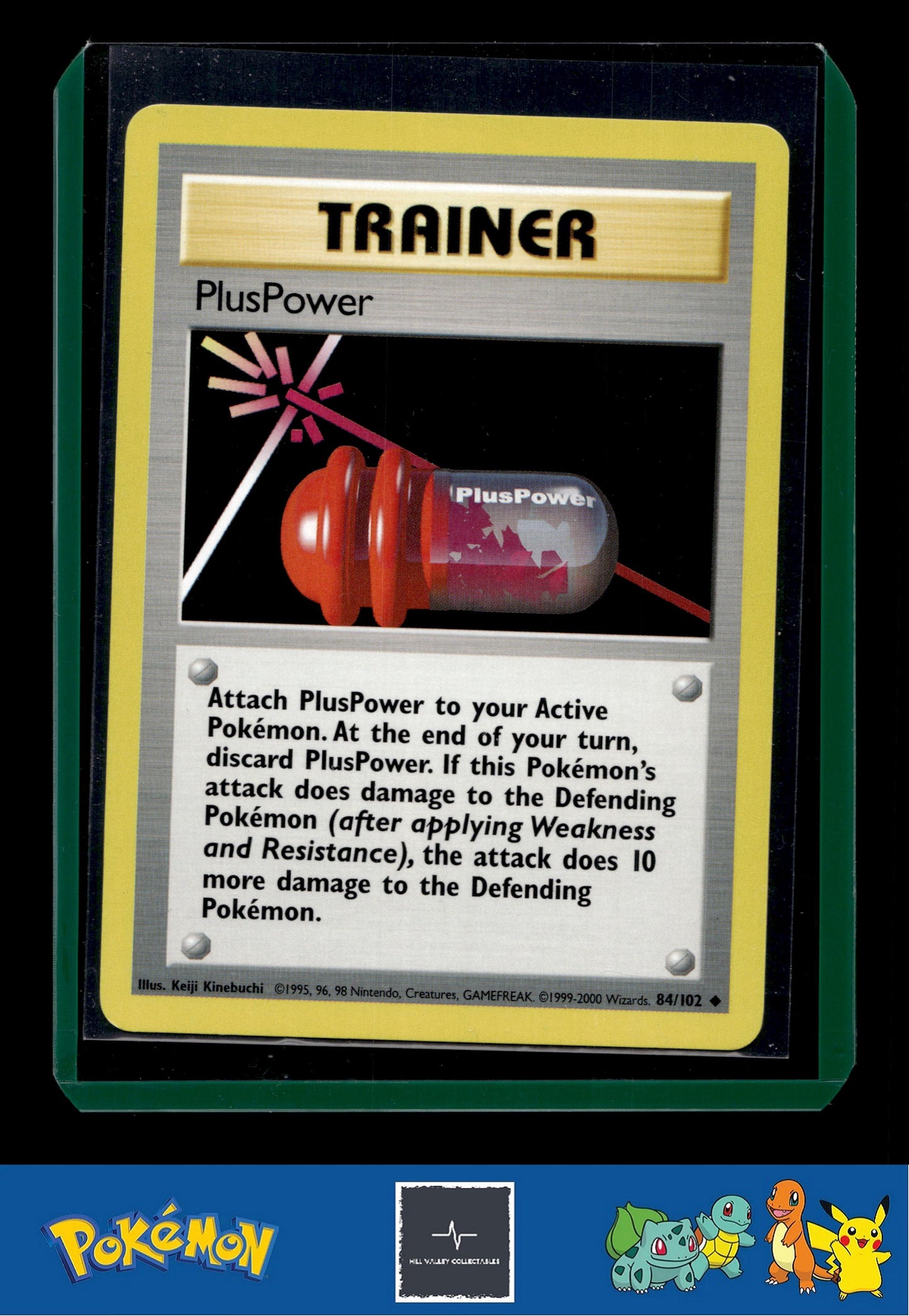 1999-2000 Pokemon 4th Print UK Base Set 84/102 PlusPower