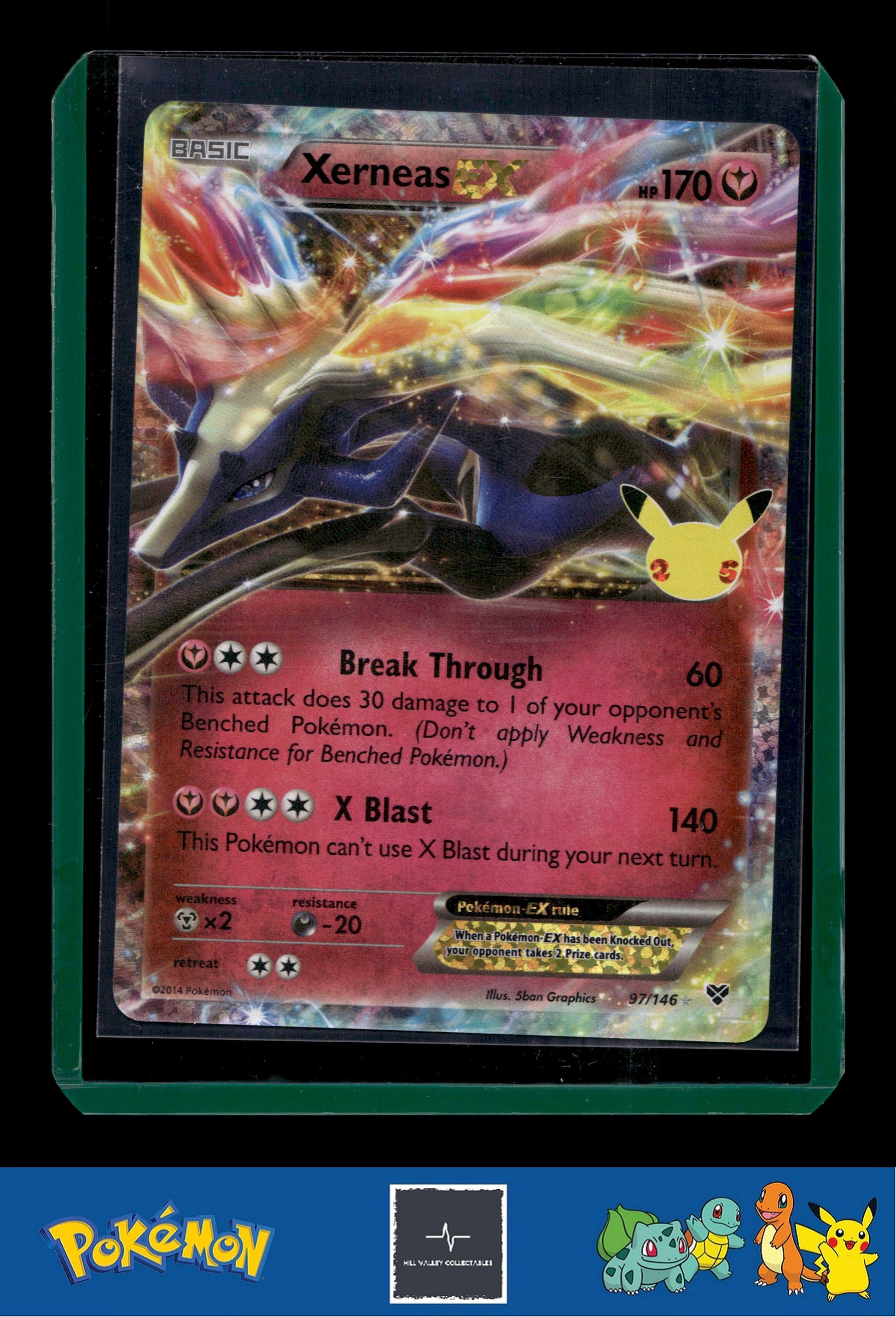 2021 Pokemon SWSH Celebrations Classic Collection 97/146 Xerneas EX