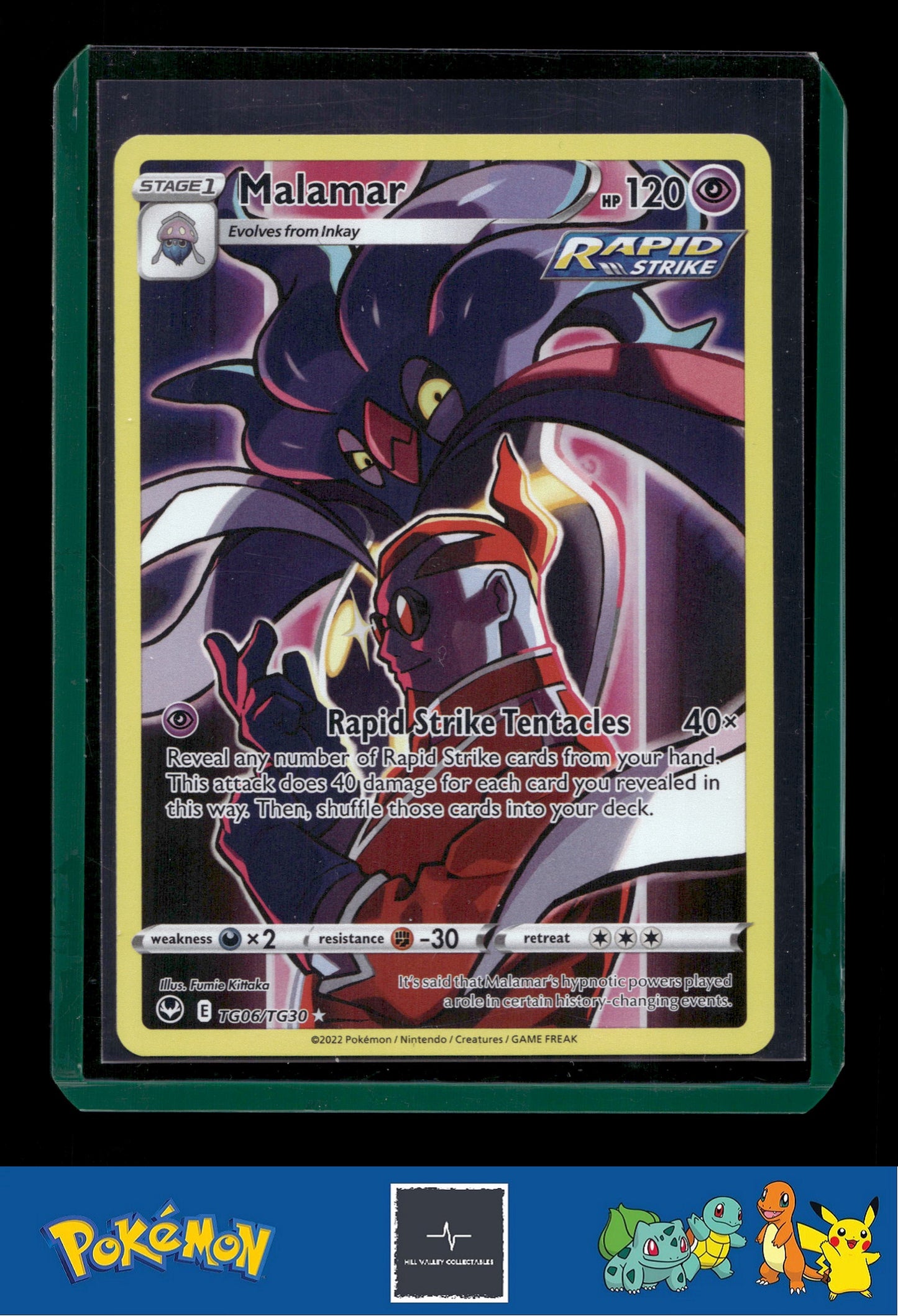 2022 Pokemon SWSH Silver Tempest TG06/TG30 Malamar