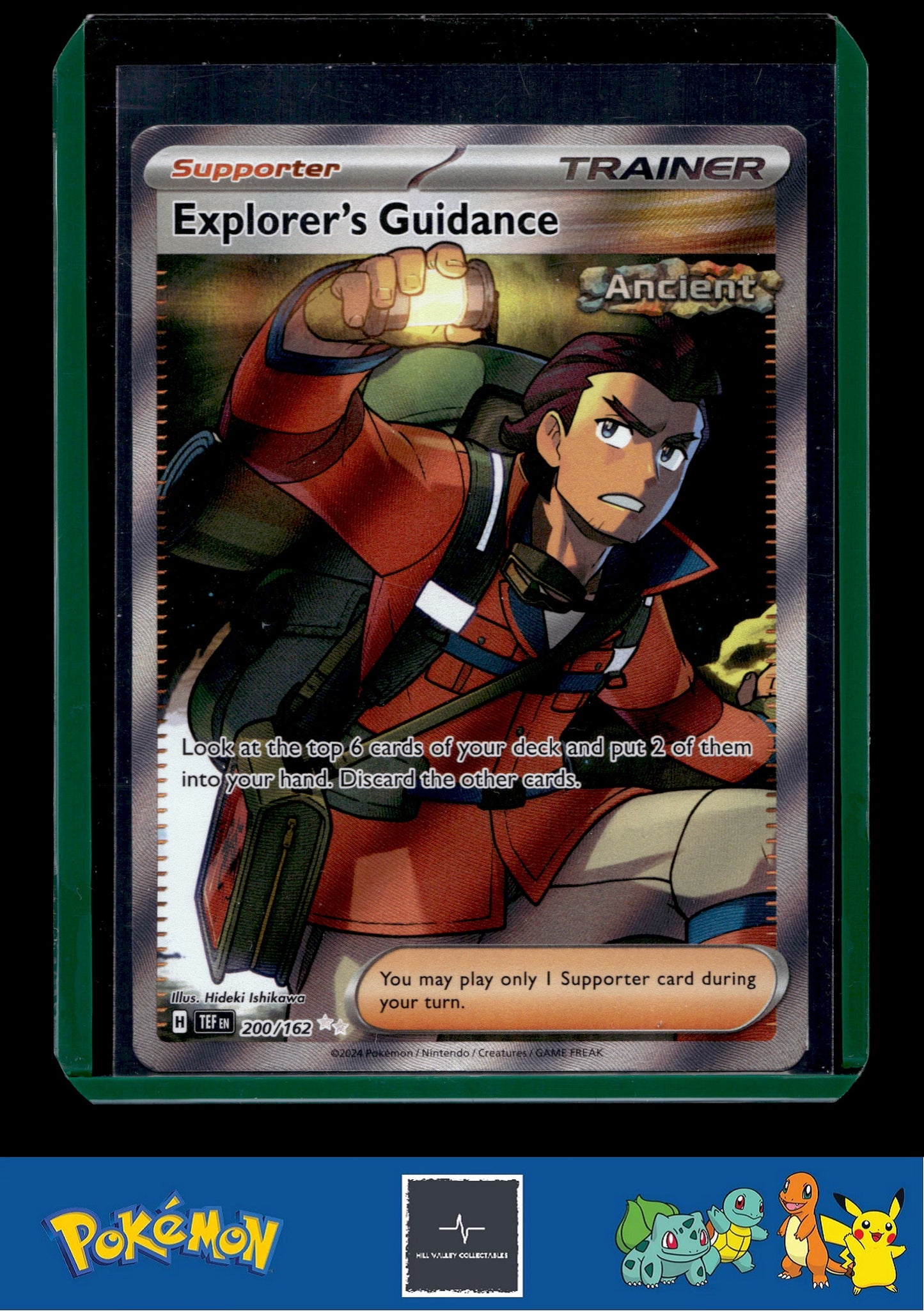 2024 Pokemon SV TEFen Temporal Forces 200/162 Explorer's Guidance