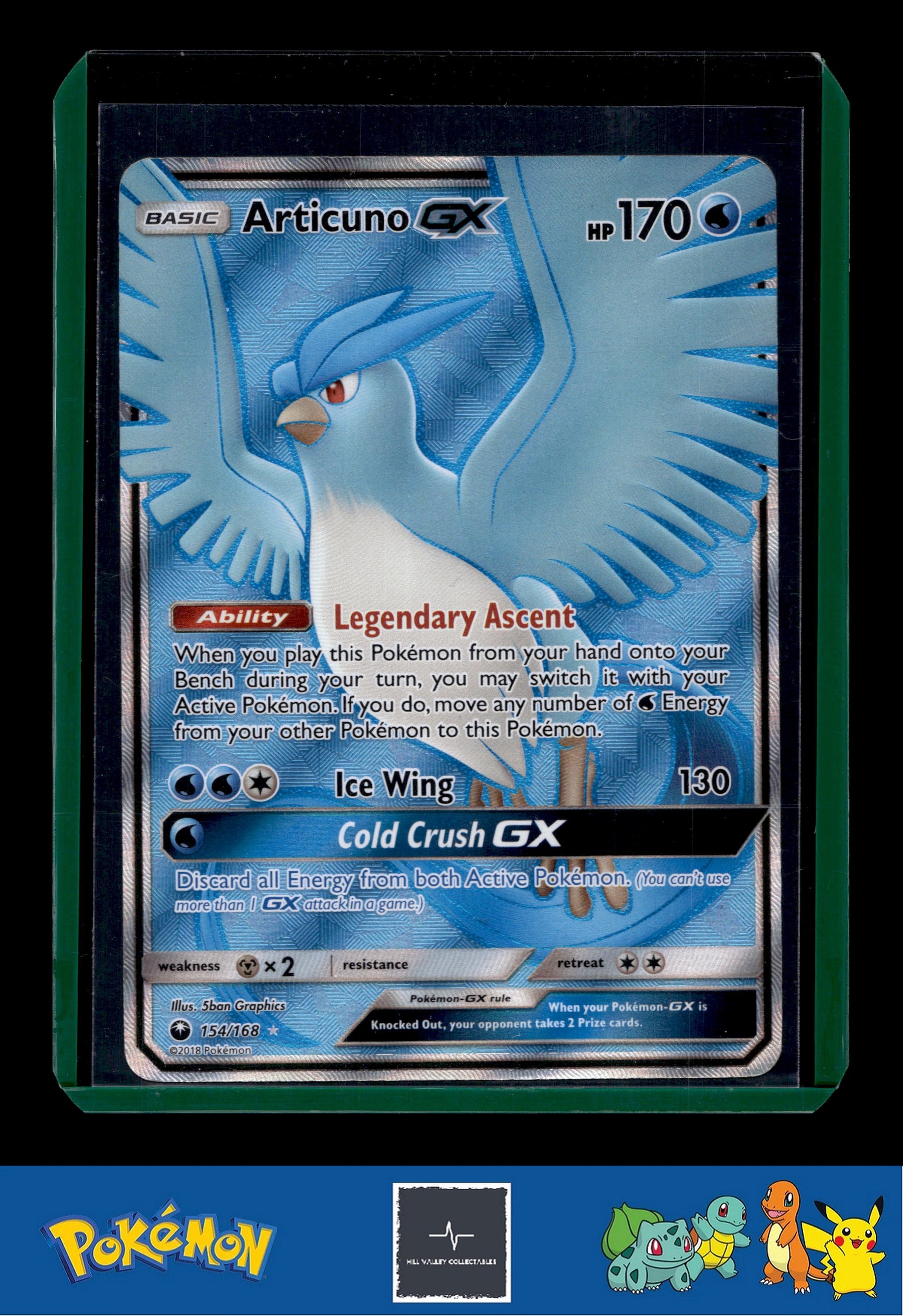 2018 Pokemon SM Celestial Storm 154/168 Articuno GX