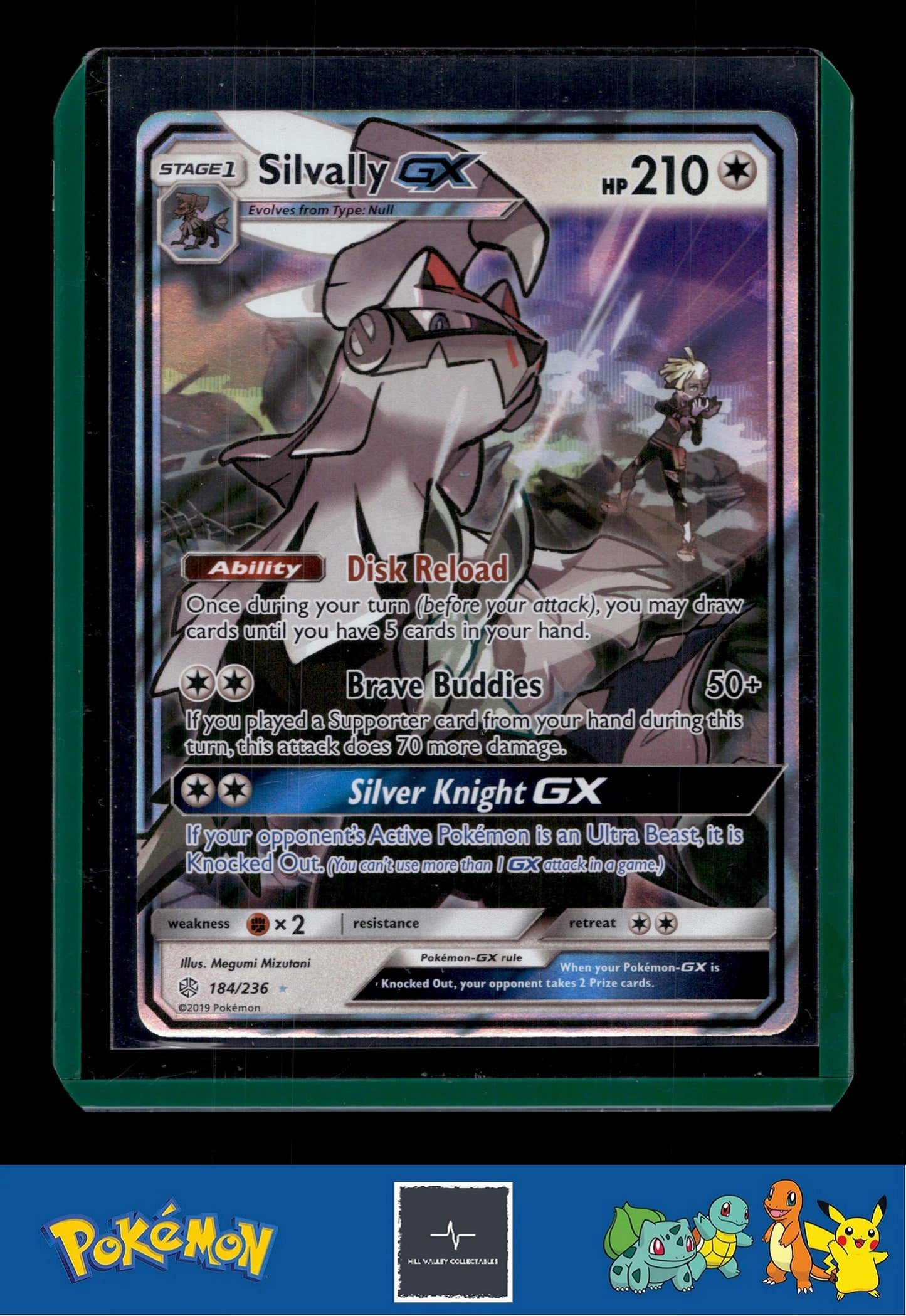 2019 SM Cosmic Eclipse 184/236 Silvally GX