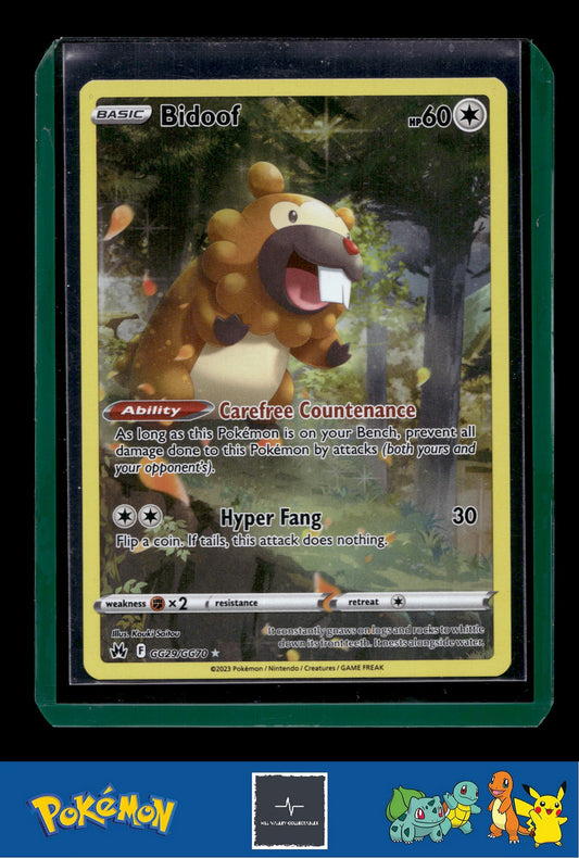 2023 SWSH Crown Zenith GG29/GG70 Bidoof