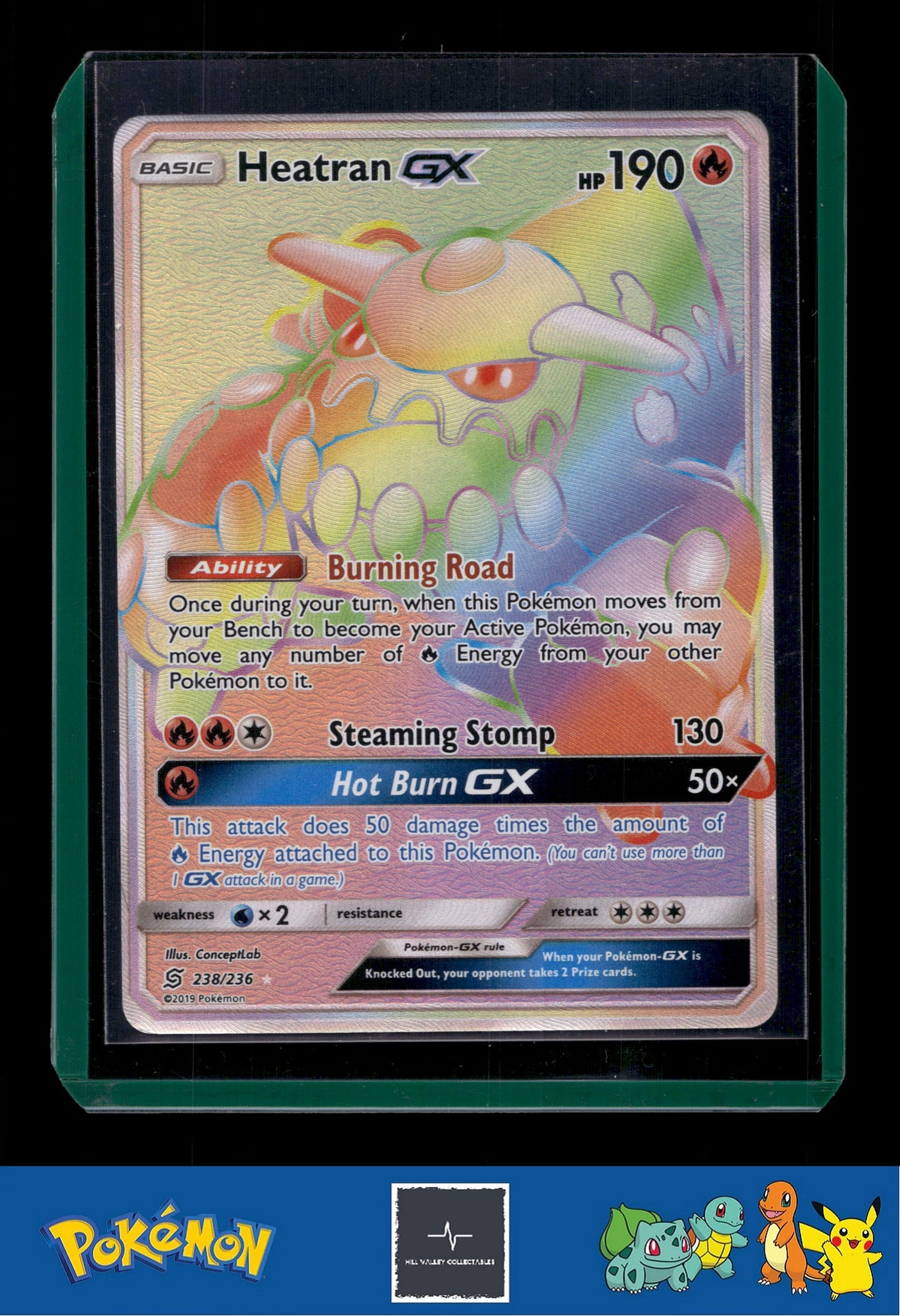 2019 SM Unified Minds 238/236 Heatran GX