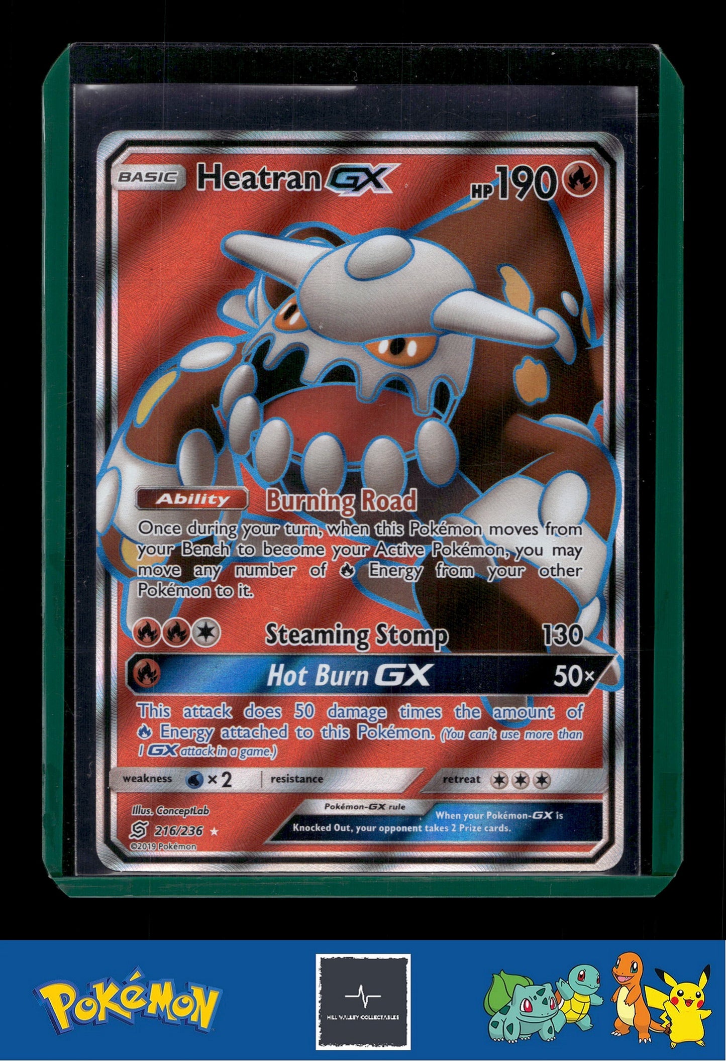 2019 SM Unified Minds 216/236 Heatran GX