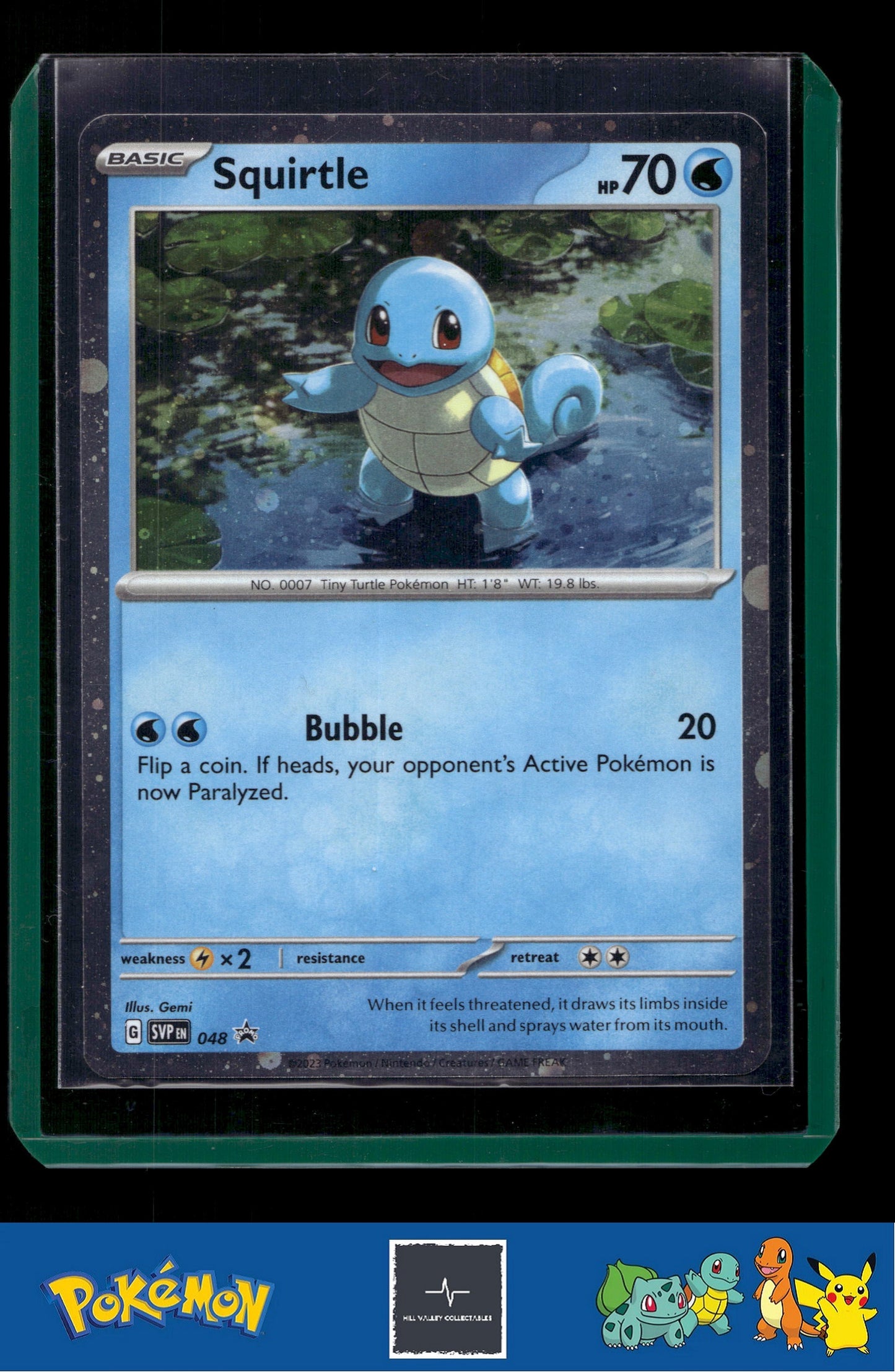 2023 SV Scarlet & Violet Promo 048 Squirtle Cosmos Holo