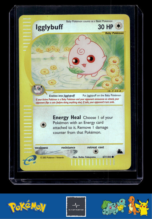 2003 Pokemon Skyridge 067/144 Igglybuff Reverse