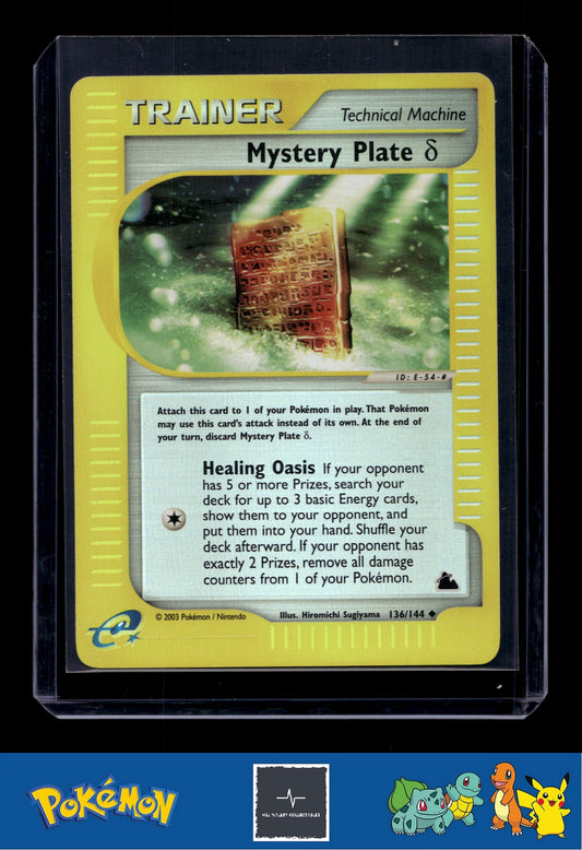 2003 Pokemon Skyridge 136/144 Mystery Plate Delta Reverse