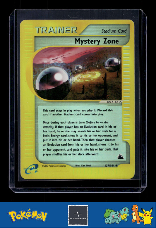 2003 Pokemon Skyridge 137/144 Mystery Zone Reverse
