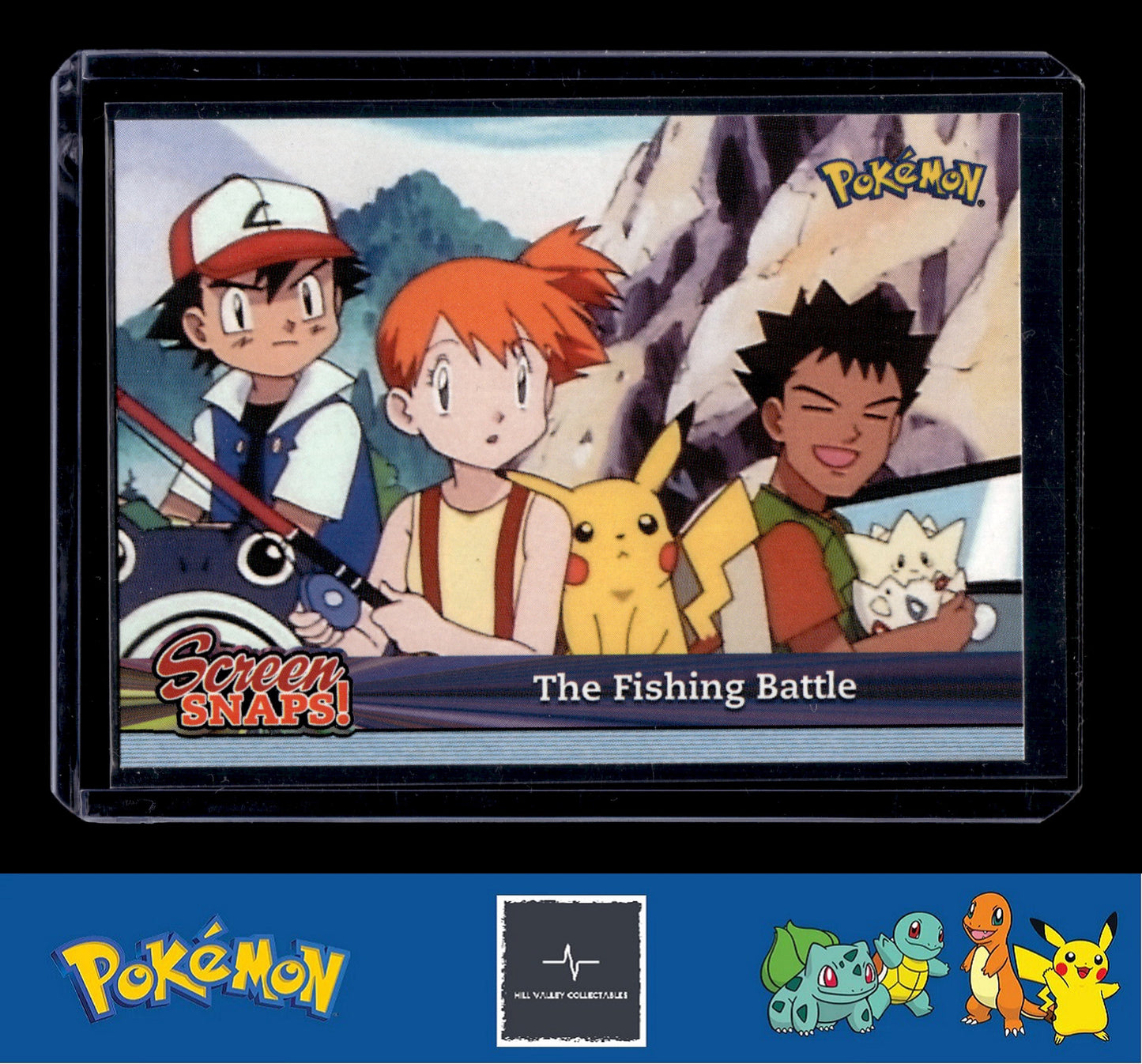 2001 Topps Johto League Champions Screen Snap 11 The Fishing Battle