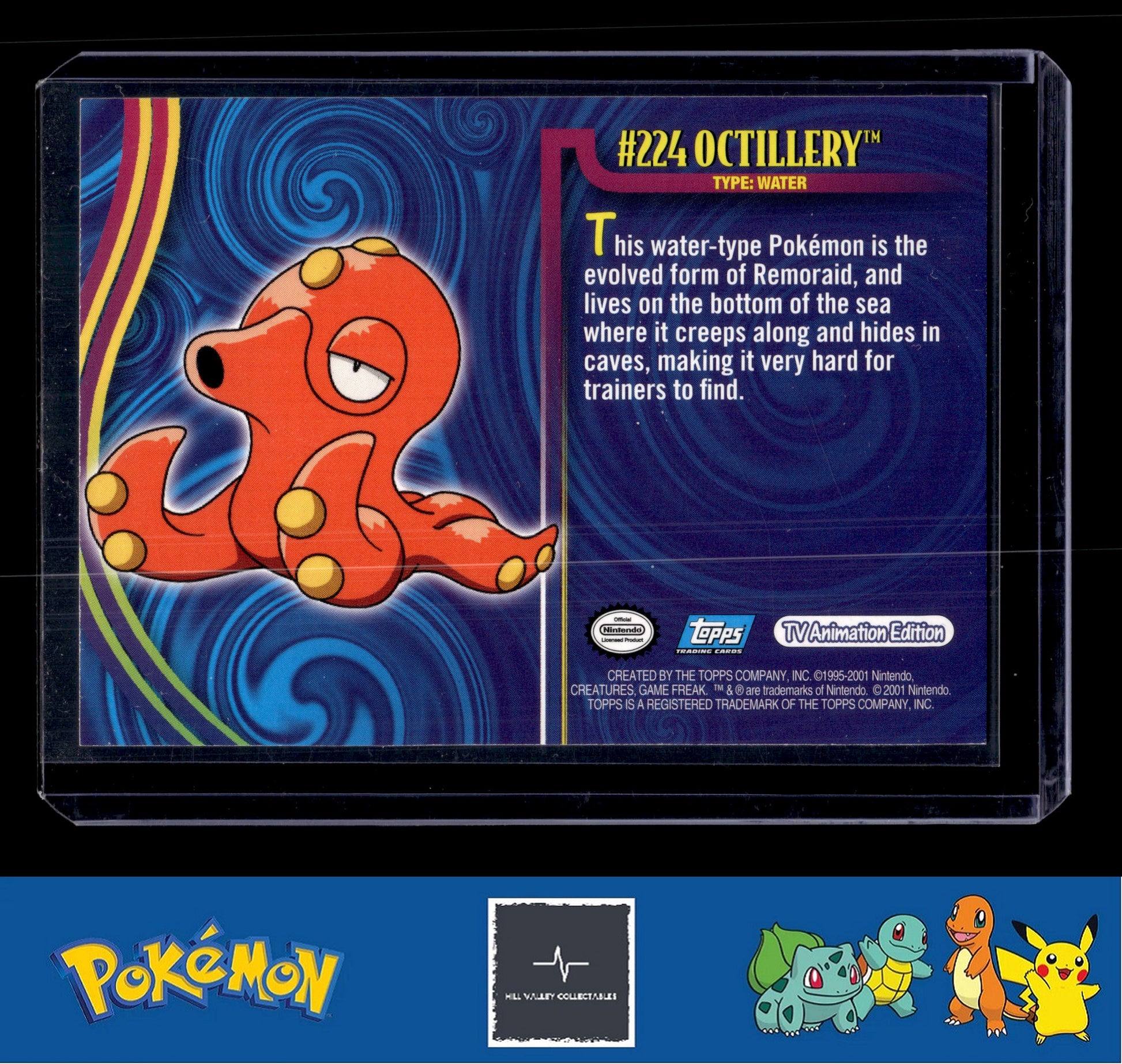 2001 Topps Johto League Champions 224 Octillery