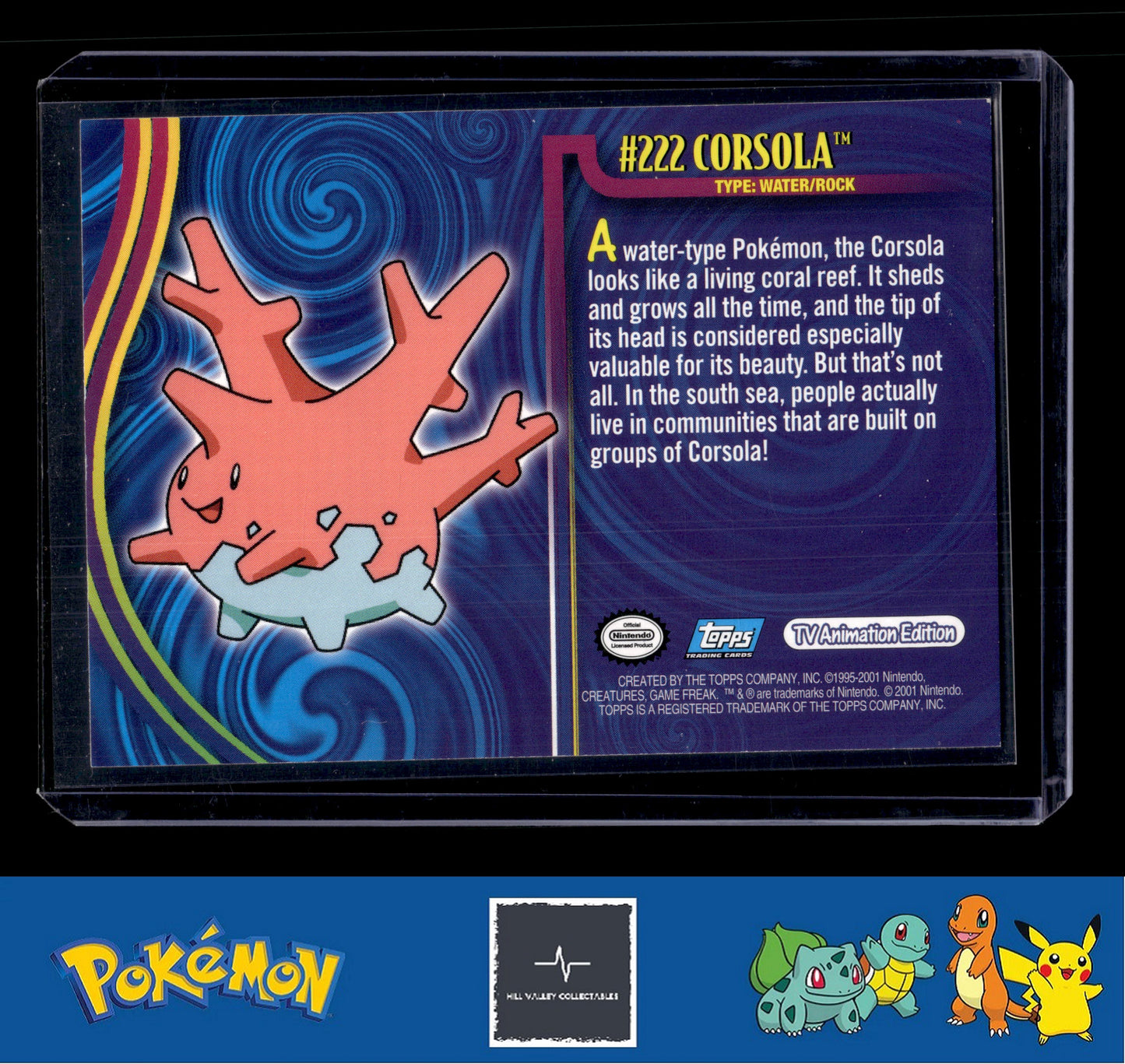 2001 Topps Johto League Champions 222 Corsola