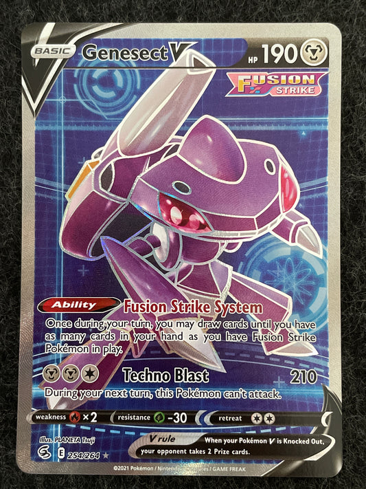 2022 Pokemon SWSH Fusion Strike 254/236 Genesect V