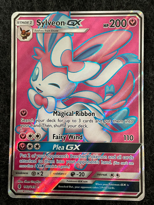 2017 Pokemon SM Guardians Rising 140/145 Sylveon GX