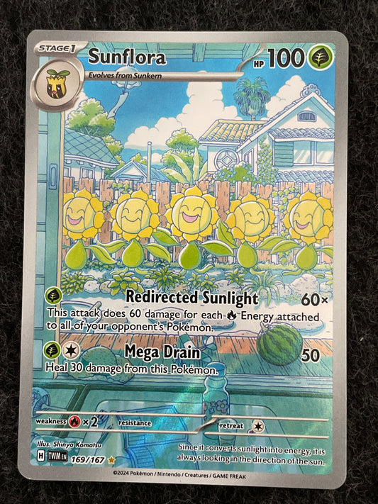 2024 Pokemon SV TWMen Twilight Masquerade 169/167 Sunflora