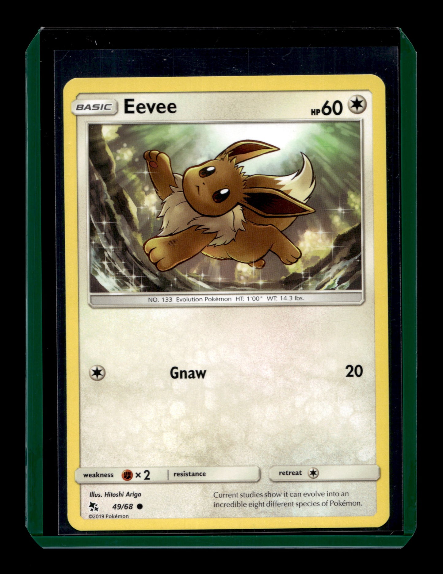 2019 Pokemon SM Hidden Fates 49/68 Eevee