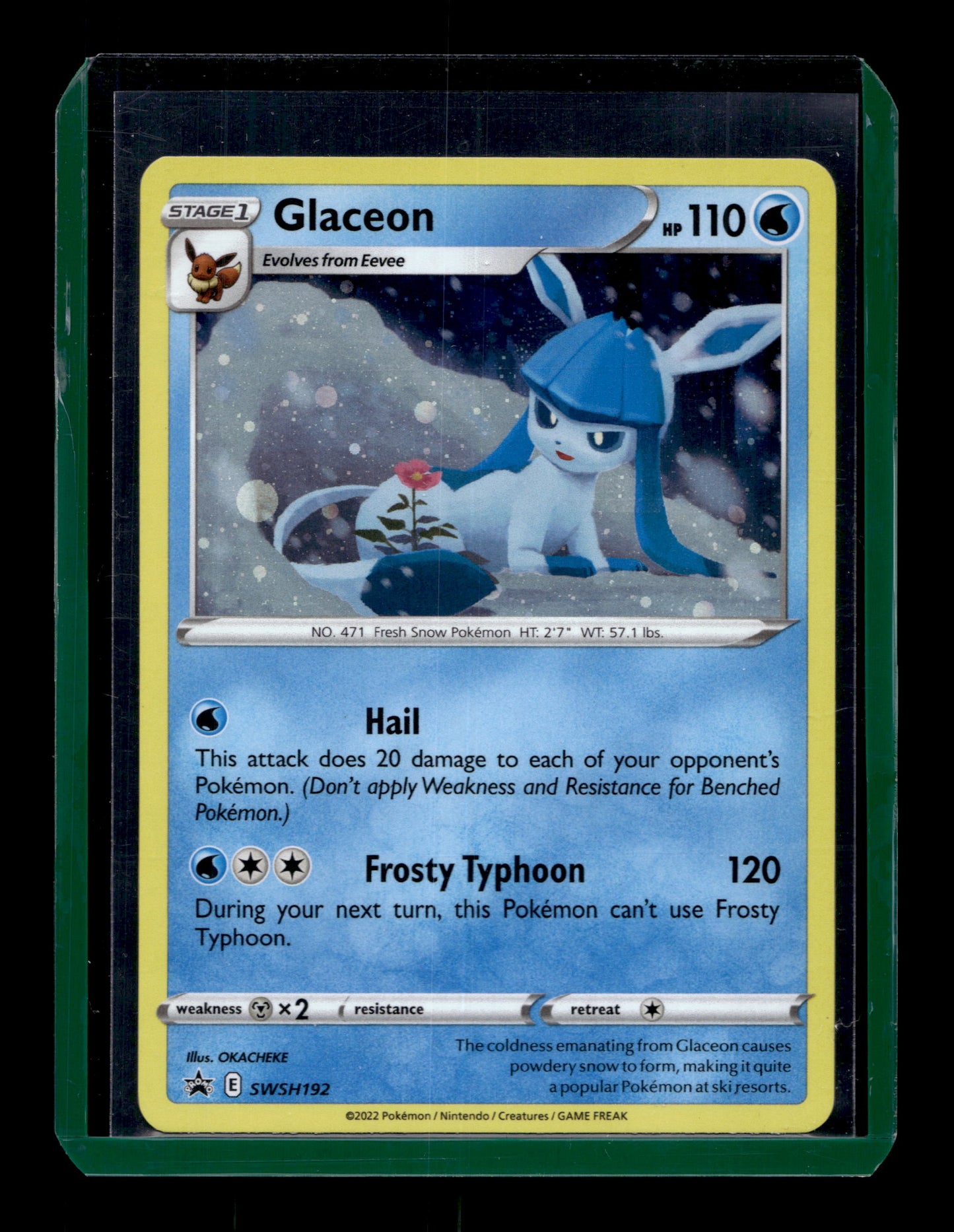 2022 Pokemon SWSH Sword & Shield Promo SWSH192 Glaceon