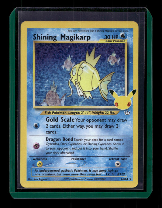 2021 Pokemon Celebrations Classic Collection 66/64 Shining Magikarp