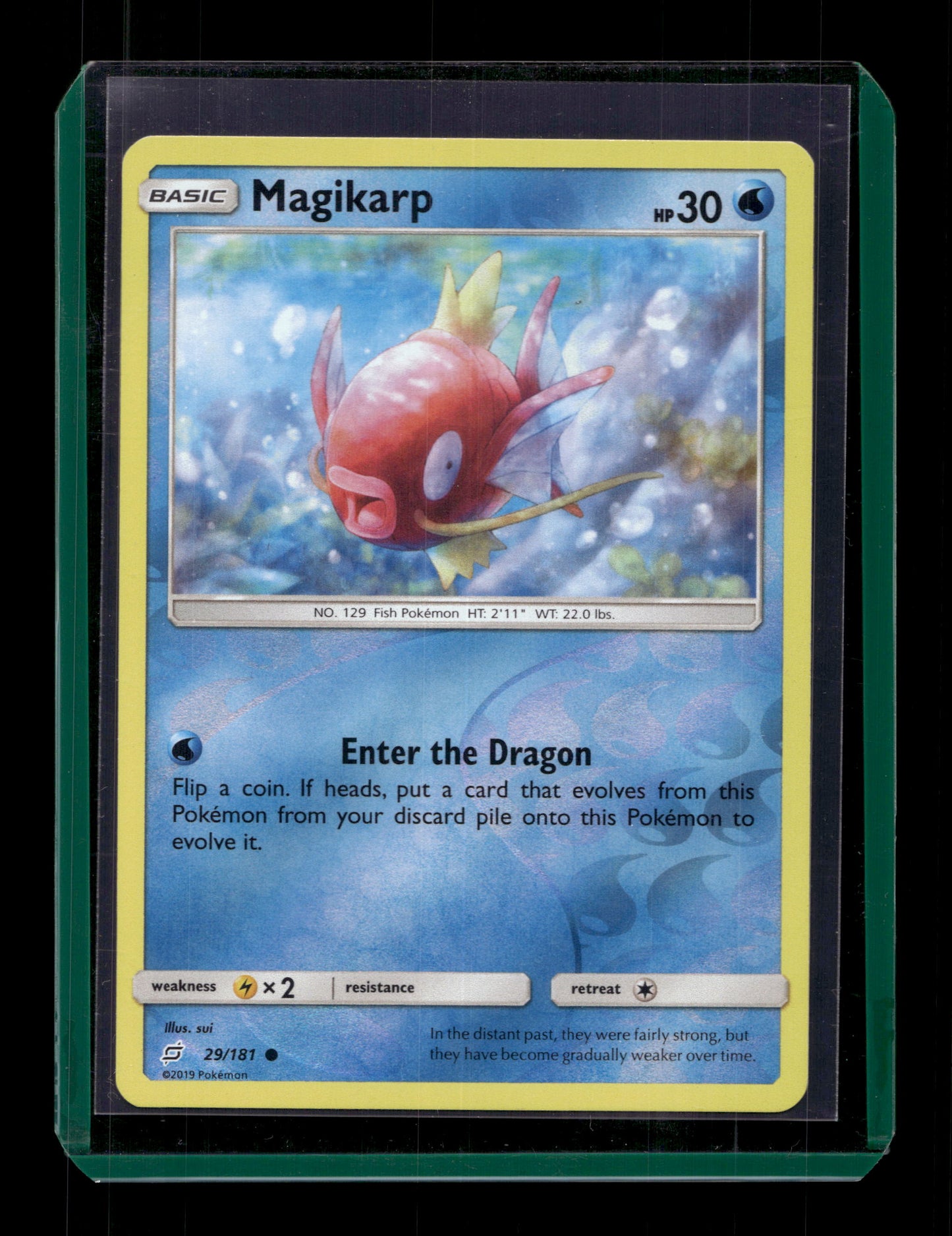 2019 Pokemon SM Team Up 29/181 Magikarp Reverse