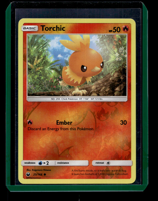 2018 Pokemon SM Celestial Storm 25/168 Torchic Reverse