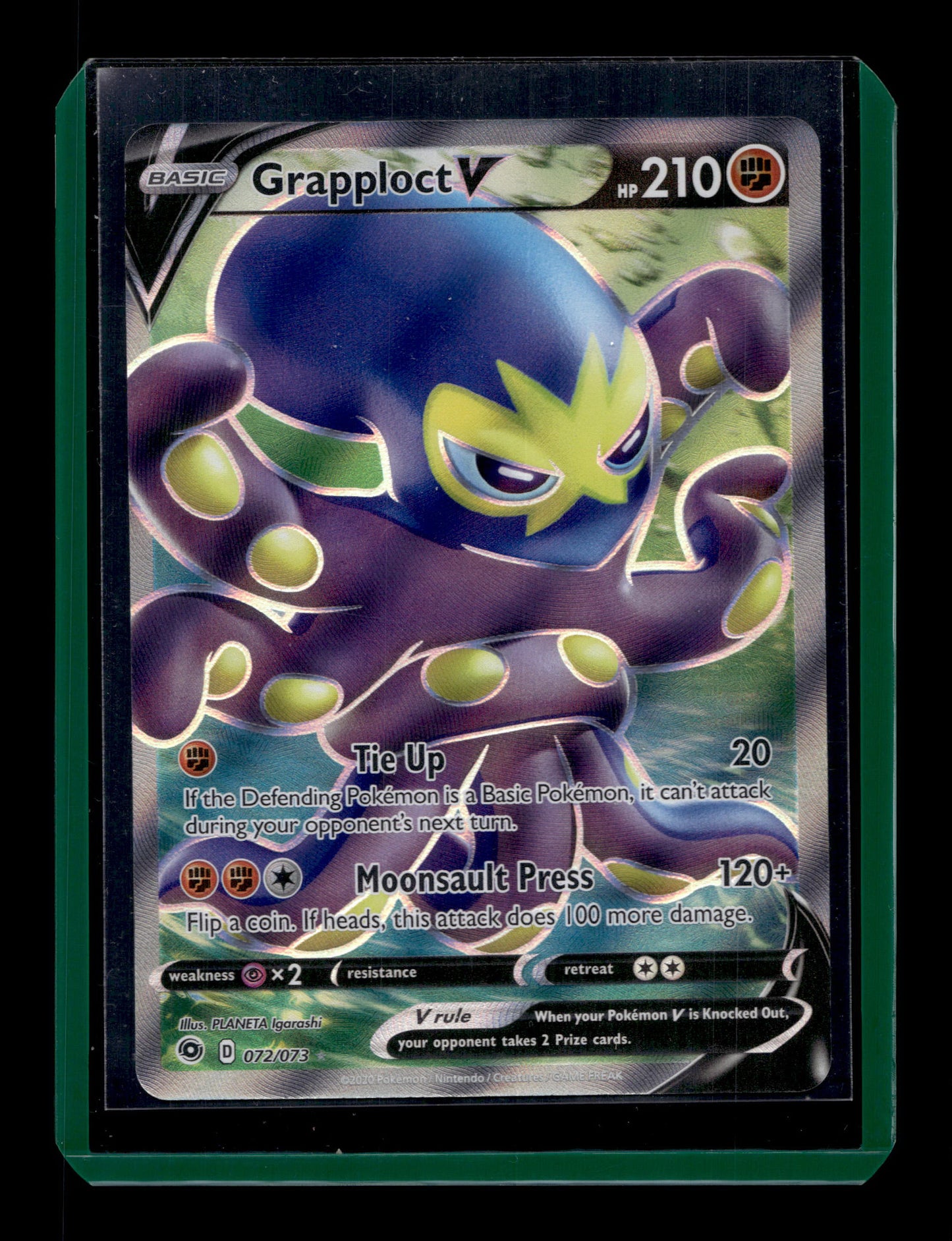 2020 Pokemon SWSH Champions Path 072/073 Grapploct V