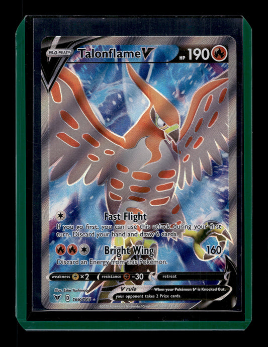 2020 Pokemon SWSH Vivid Voltage 168/185 Talonflame V