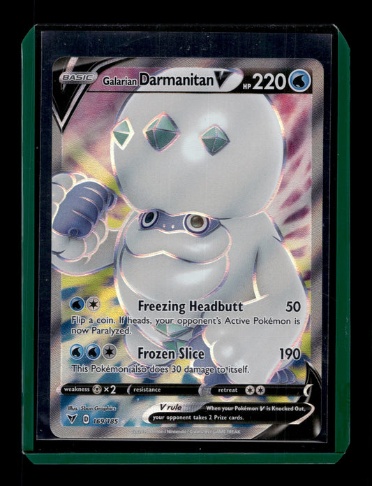 2020 Pokemon SWSH Vivid Voltage 169/185 Galarian Darmanitan V