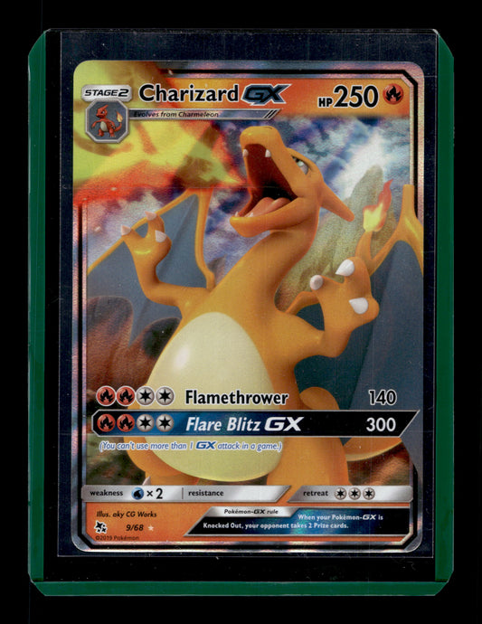 2019 Pokemon SM Hidden Fates 9/68 Charizard GX