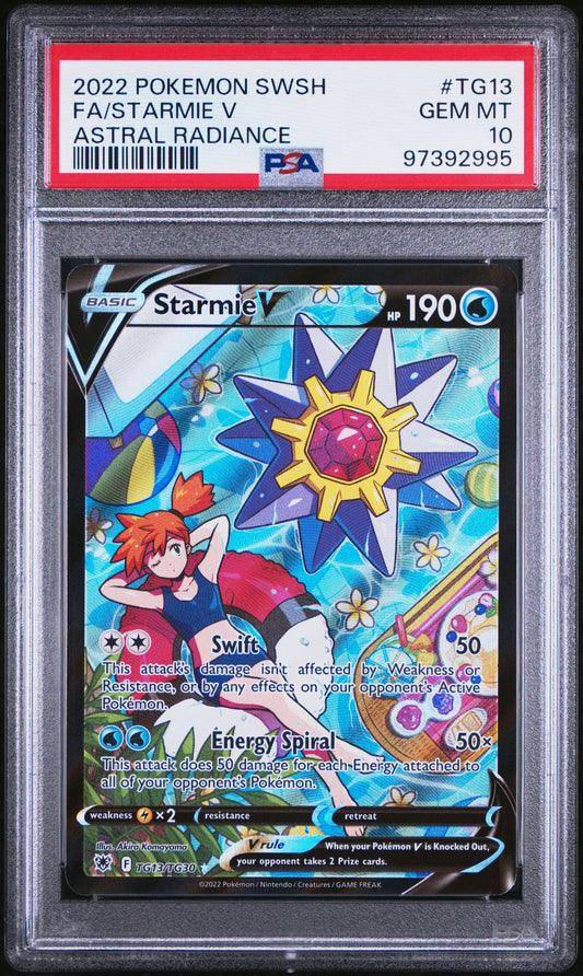 2022 Pokemon SWSH Astral Radiance TG13//TG30 Starmie (Misty) PSA 10